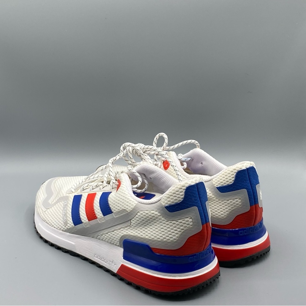 ADIDAS Shoes ZX 750 White COLLEGIATE ROYAL RED Running​ - Picture 2 of 4